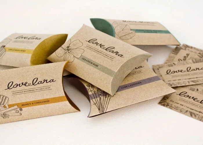 Eco-friendly kraft soap box for sustainable packaging